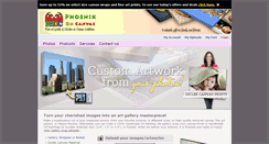 Desktop Screenshot of phoenixoncanvas.com